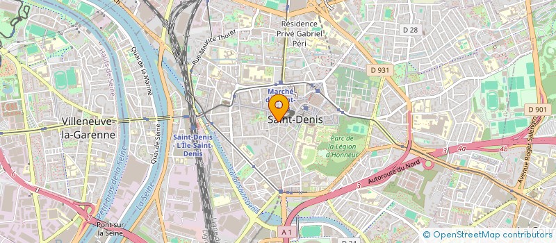 localisation de l'entreprise SAS UNIFAR  SAINT-DENIS