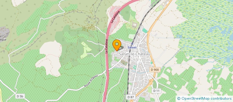 localisation de l'entreprise SAS UNION FACADES  SALSES-LE-CHATEAU