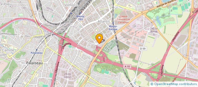 localisation de l'entreprise SAS UPSTART DIGITAL à MASSY