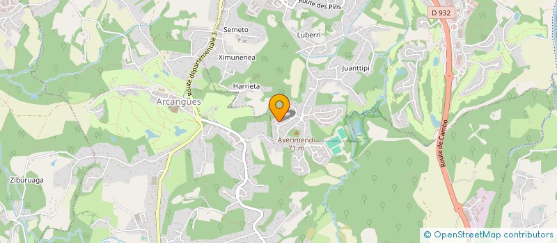 localisation de l'entreprise SAS URALANA  BASSUSSARRY