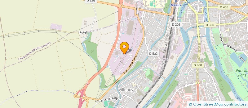 localisation de l'entreprise SAS URBAN PARK 2  VILLENOY