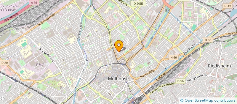 localisation de l'entreprise SAS UTHAYAN LATHA  MULHOUSE