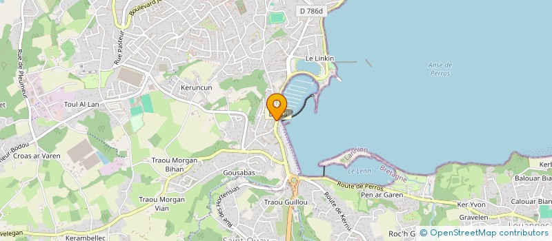 localisation de l'entreprise SAS UTOPIA  PERROS-GUIREC