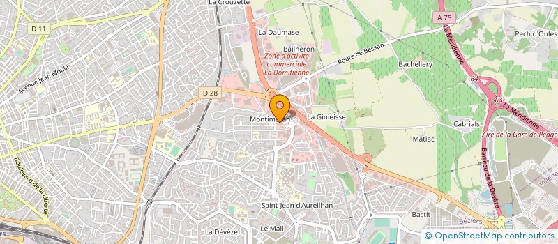 localisation de l'entreprise SAS V SPORT à BEZIERS