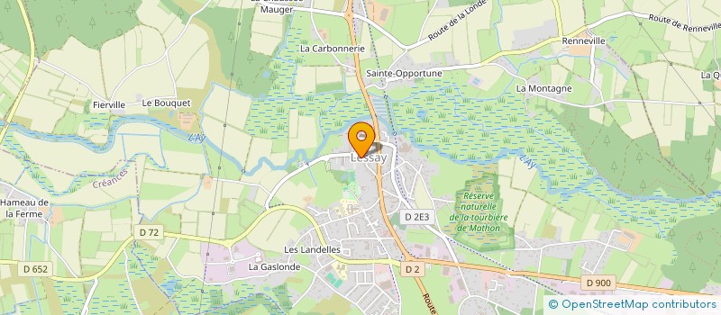 localisation de l'entreprise SAS V3M  LESSAY