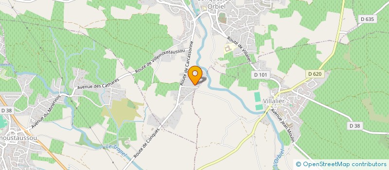 localisation de l'entreprise SAS VACQUIE à CONQUES-SUR-ORBIEL
