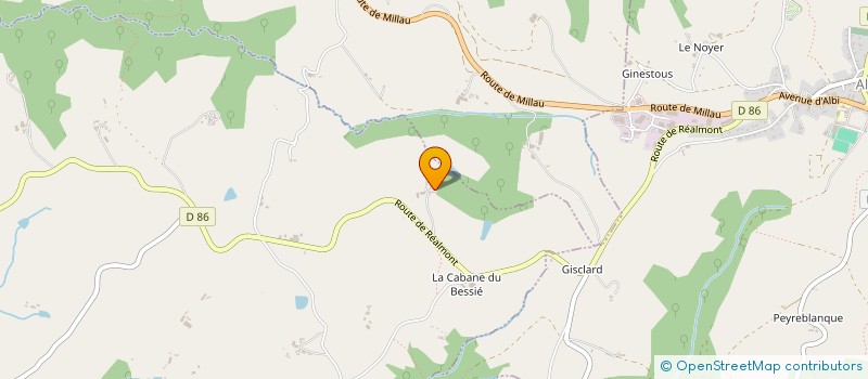 localisation de l'entreprise SAS VAL D'ASSOU  PAULINET