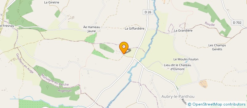 localisation de l'entreprise SAS VAL D'AUBERY à AUBRY-LE-PANTHOU