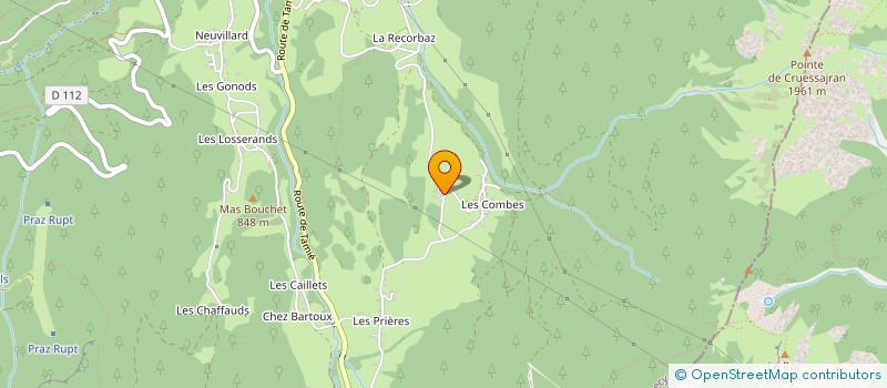 localisation de l'entreprise SAS VAL DE TAMIE  FAVERGES-SEYTHENEX