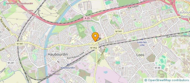 localisation de l'entreprise SAS VALARD  HAUBOURDIN