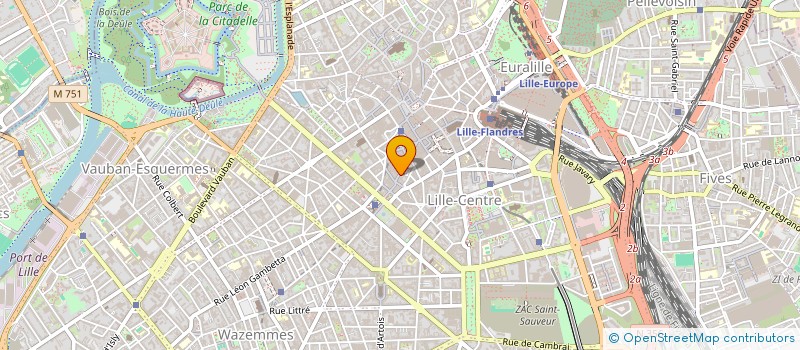 localisation de l'entreprise SAS VALENTINO à LILLE