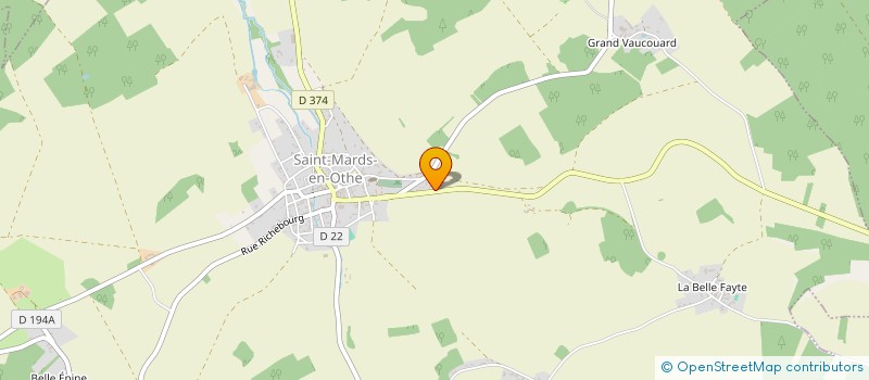 localisation de l'entreprise SAS VALERY BILLING  SAINT-MARDS-EN-OTHE