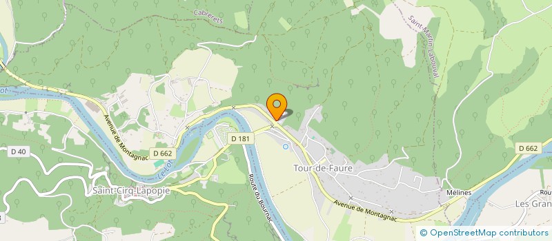 localisation de l'entreprise SAS VALETTE  TOUR-DE-FAURE