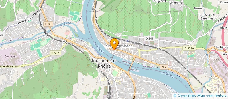 localisation de l'entreprise SAS VALETTE  TAIN-L'HERMITAGE