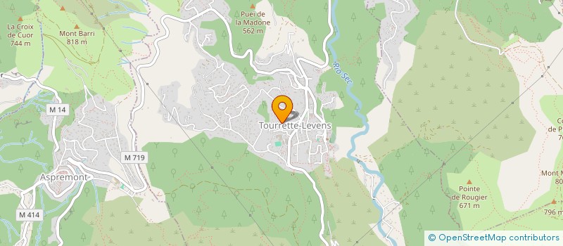 localisation de l'entreprise SAS VALEX  TOURRETTE-LEVENS