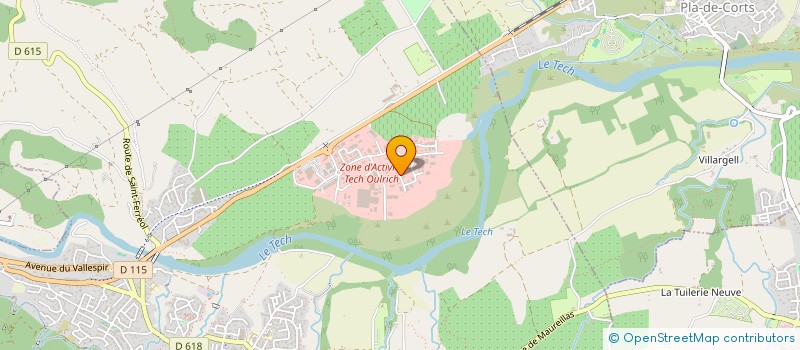 localisation de l'entreprise SAS VALLESPIR VOLETS à CERET