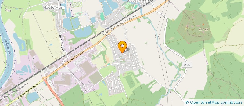 localisation de l'entreprise SAS VALMETHA à VALMESTROFF