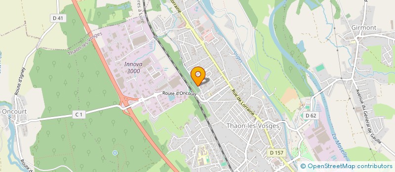 localisation de l'entreprise SAS VALSESIA FRERES  THAON-LES-VOSGES