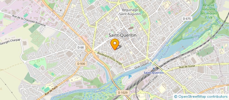 localisation de l'entreprise SAS VAN ISACKER FROMENT à SAINT-QUENTIN