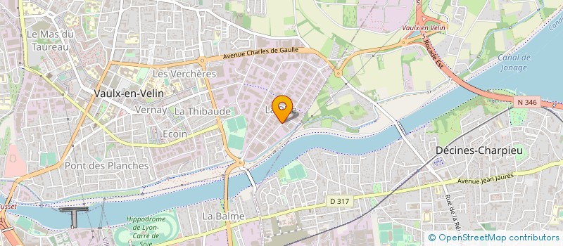 localisation de l'entreprise SAS VANDERME à VAULX-EN-VELIN