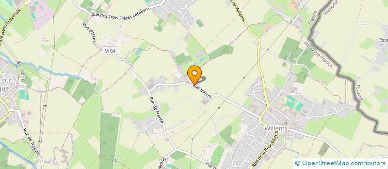 localisation de l'entreprise SAS VANDEWEGHE  WILLEMS