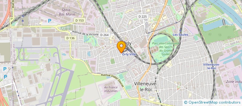 localisation de l'entreprise SAS VANHAMME à ORLY