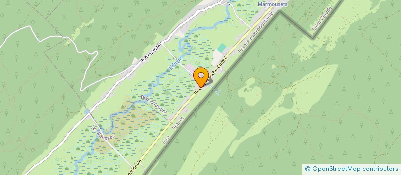 localisation de l'entreprise SAS VANINI  BOIS-D'AMONT