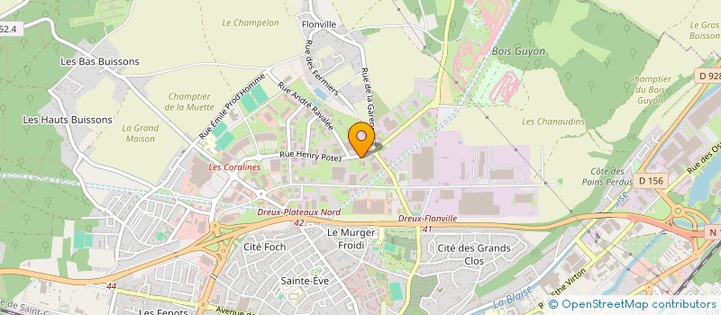 localisation de l'entreprise SAS VAP-SQUAD à DREUX