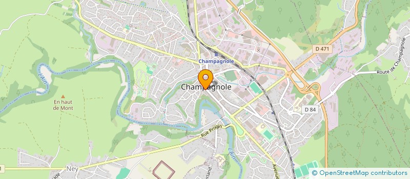 localisation de l'entreprise SAS VAPEAUTEURS 40 à CHAMPAGNOLE