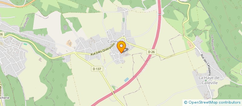 localisation de l'entreprise SAS VARE ENERGIE  CALLEVILLE