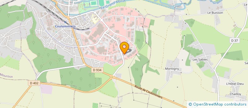 localisation de l'entreprise SAS VAUGEOIS  COULOMMIERS