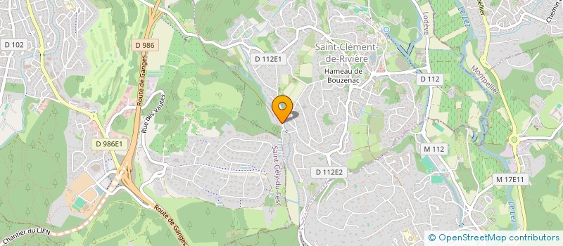 localisation de l'entreprise SAS VB  SAINT-GELY-DU-FESC