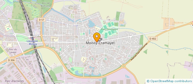 localisation de l'entreprise SAS VD-IMMO à MOISSY-CRAMAYEL