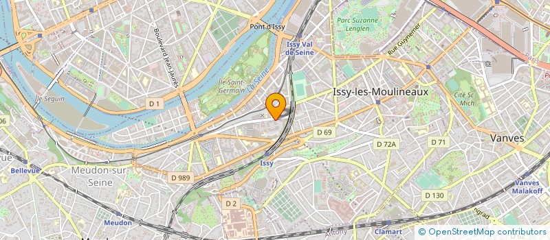 localisation de l'entreprise SAS VDM à ISSY-LES-MOULINEAUX