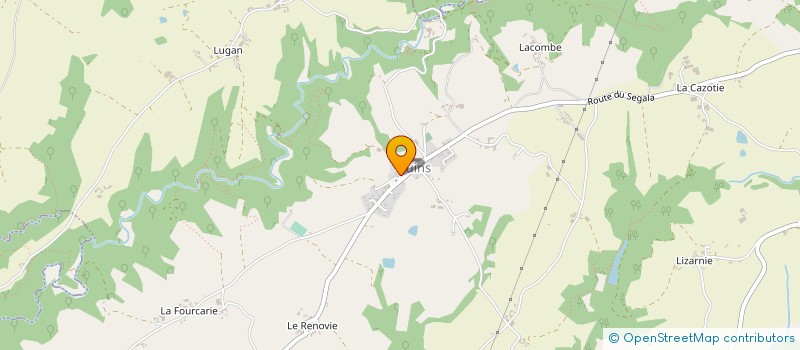 localisation de l'entreprise SAS VECODIS à QUINS