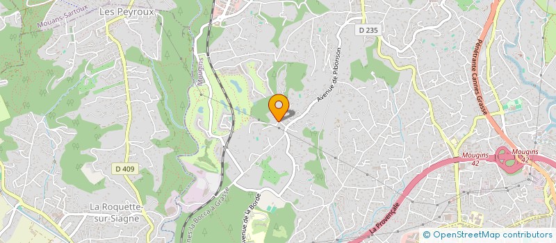 localisation de l'entreprise SAS VEGA RAMONAGE à MOUGINS