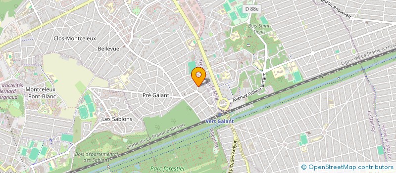 localisation de l'entreprise SAS VEL à VILLEPINTE