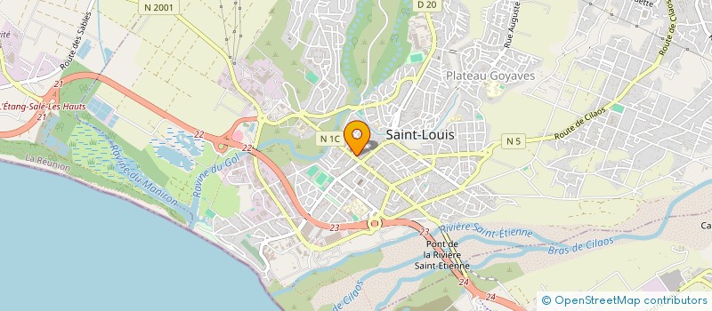 localisation de l'entreprise SAS VENTE LOCATION à SAINT-LOUIS