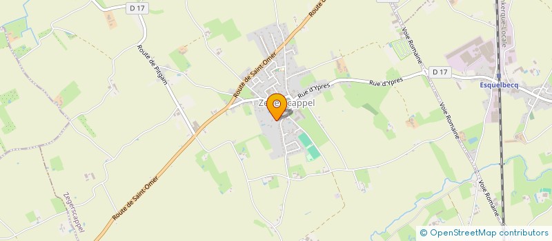 localisation de l'entreprise SAS VENTELI  ZEGERSCAPPEL