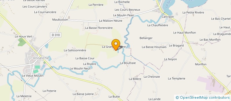 localisation de l'entreprise SAS VENUS  VISSEICHE