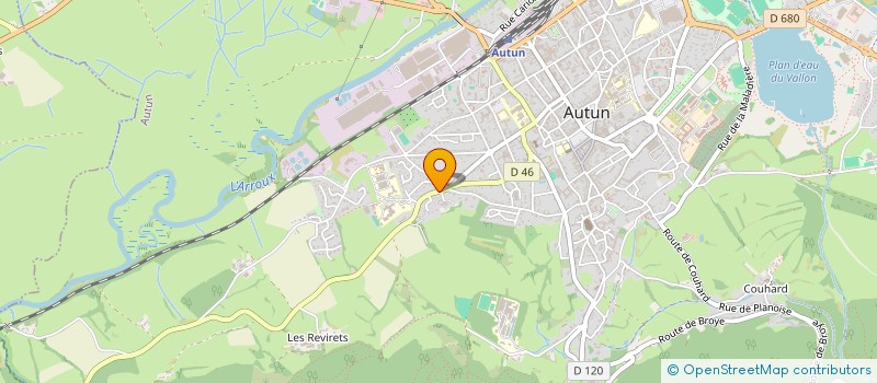 localisation de l'entreprise SAS VERDENET à AUTUN