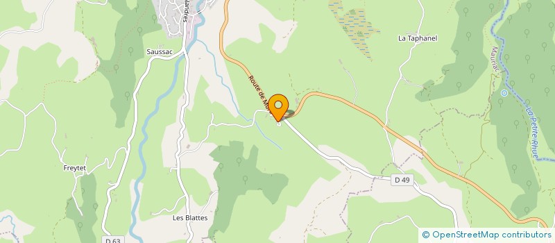 localisation de l'entreprise SAS VERDIER à RIOM-ES-MONTAGNES