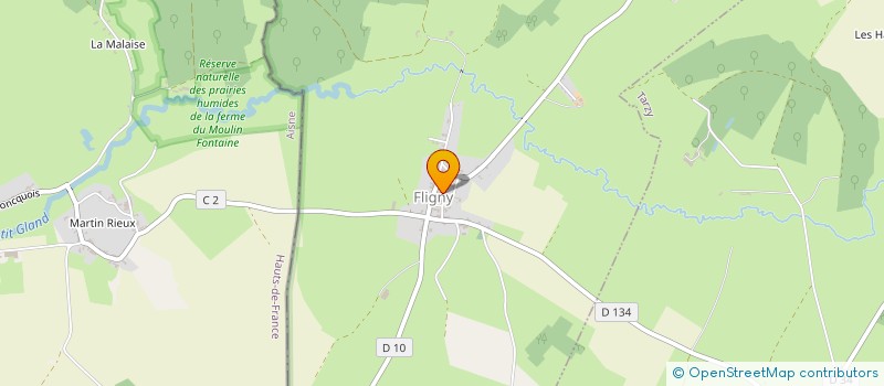 localisation de l'entreprise SAS VERDONK  FLIGNY