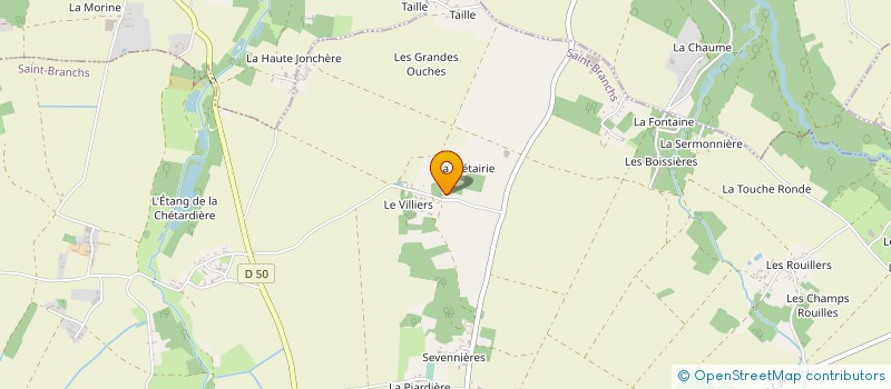 localisation de l'entreprise SAS VERGERS DU VAL DE LOIRE à SAINT-BRANCHS
