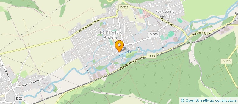 localisation de l'entreprise SAS VERGEZ BLANCHARD à ROMILLY-SUR-ANDELLE