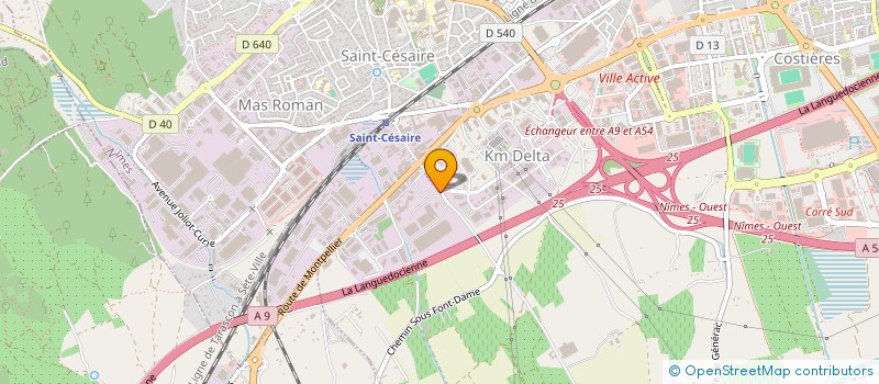 localisation de l'entreprise SAS VERHOME VERGERS RHONE MEDITERRANEE à NIMES