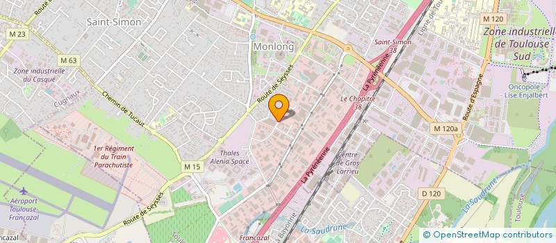 localisation de l'entreprise SAS VERRES VAGNER à TOULOUSE