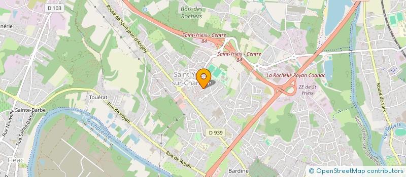 localisation de l'entreprise SAS VERRIC à SAINT-YRIEIX-SUR-CHARENTE