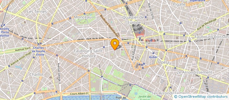 localisation de l'entreprise SAS VERSAILLES LAFAYETTE  PARIS