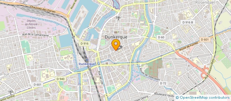 localisation de l'entreprise SAS VERSCHAVE à DUNKERQUE